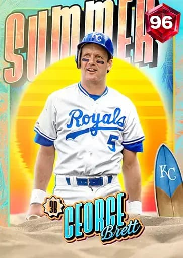 George Brett Summer card art
