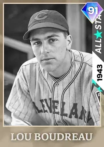 Lou Boudreau ALL Star card art