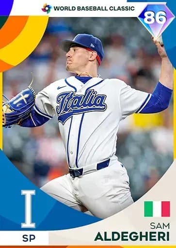 Sam Aldegheri World Baseball Classic card art
