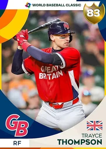 Trayce Thompson World Baseball Classic card art
