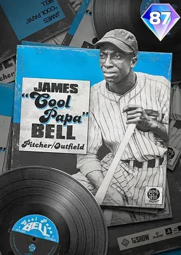 Cool Papa Bell THE Negro Leagues card art