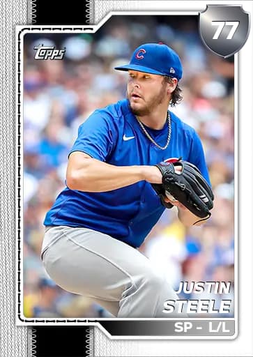 Justin Steele Live card art