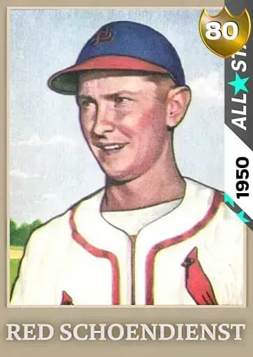 Red Schoendienst ALL Star card art