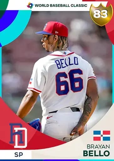 Brayan Bello World Baseball Classic card art