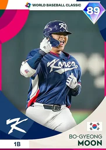 Bo-gyeong Moon World Baseball Classic card art