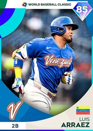 Luis Arraez World Baseball Classic card art
