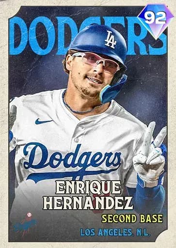 Enrique Hernández Vintage card art