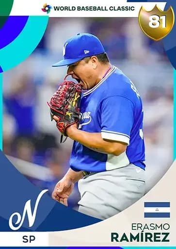 Erasmo Ramírez World Baseball Classic card art