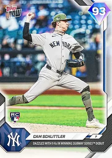 Cam Schlittler CORE card art