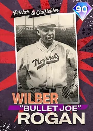 Bullet Rogan THE Negro Leagues card art