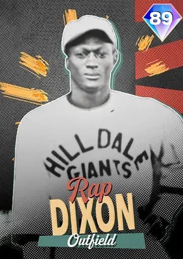 Rap Dixon THE Negro Leagues card art