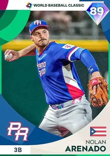 Nolan Arenado World Baseball Classic card art