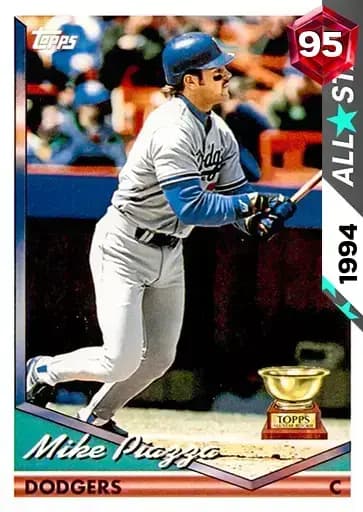 Mike Piazza ALL Star card art