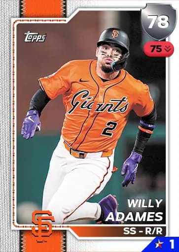 Willy Adames Live card art