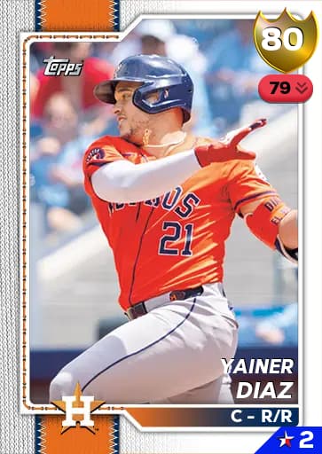Yainer Diaz Live card art