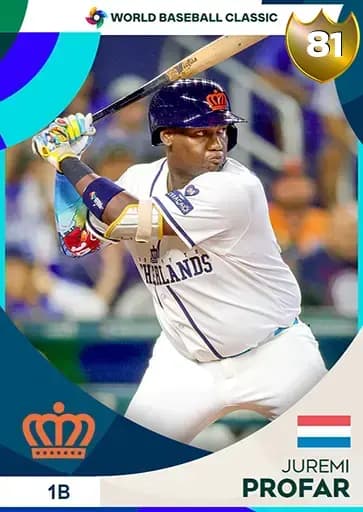 Juremi Profar World Baseball Classic card art