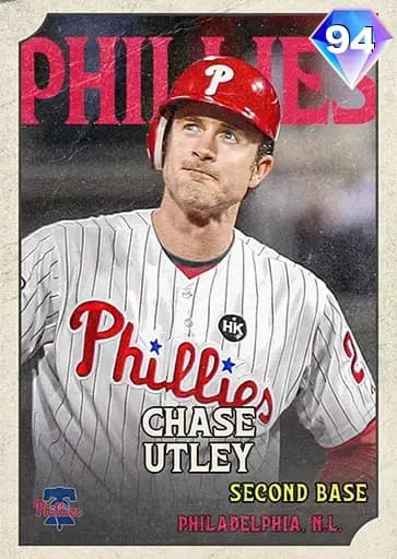 Chase Utley Vintage card art
