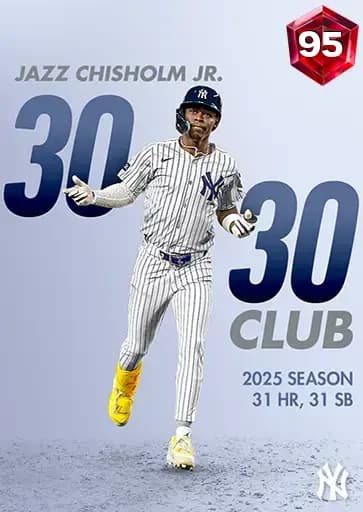 Jazz Chisholm Jr. Milestone card art
