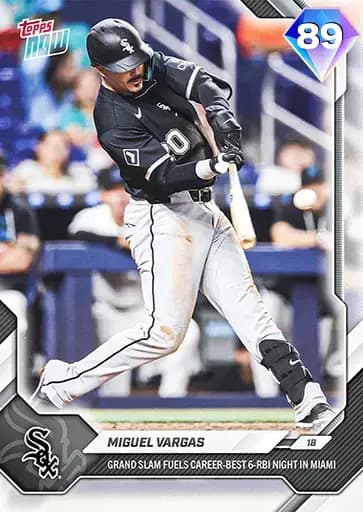 Miguel Vargas Topps NOW card art