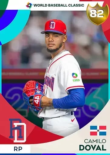 Camilo Doval World Baseball Classic card art