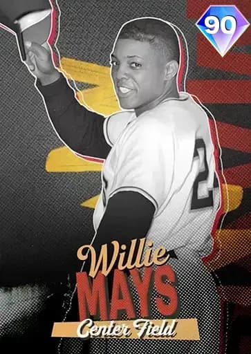 Willie Mays THE Negro Leagues card art