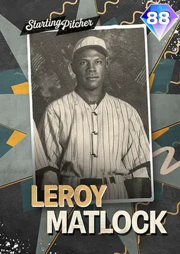 Leroy Matlock THE Negro Leagues card art