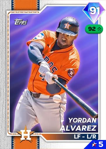 Yordan Alvarez Live card art