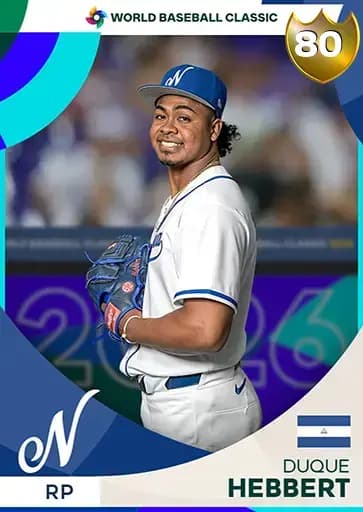Duque Hebbert World Baseball Classic card art