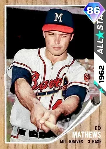 Eddie Mathews ALL Star card art