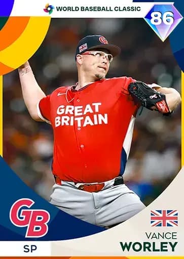 Vance Worley World Baseball Classic card art
