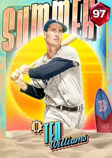 Ted Williams Summer card art