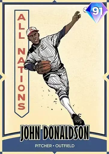 John Donaldson THE Negro Leagues card art