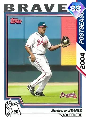 Andruw Jones Postseason card art