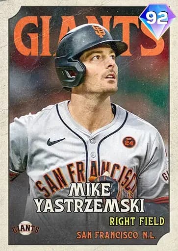 Mike Yastrzemski Vintage card art