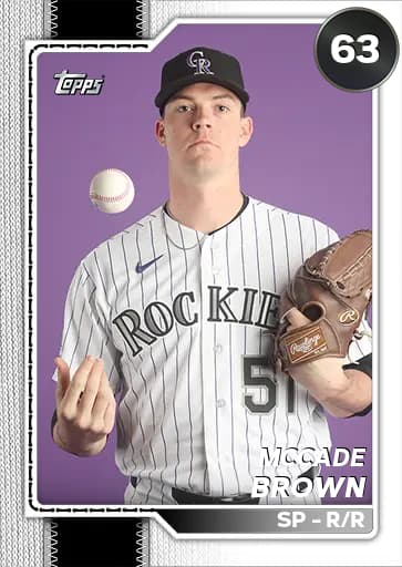McCade Brown Live card art