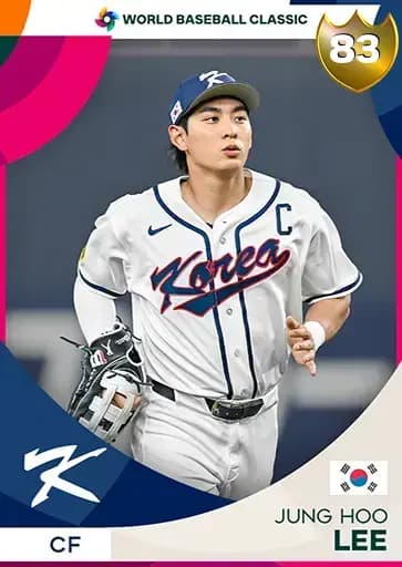 Jung Hoo Lee World Baseball Classic card art