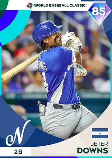 Jeter Downs World Baseball Classic card art