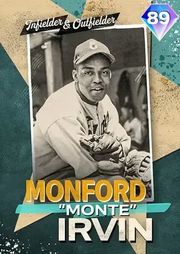 Monte Irvin THE Negro Leagues card art