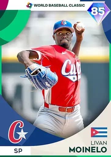 Livan Moinelo World Baseball Classic card art