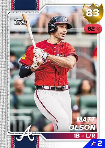 Matt Olson Live card art