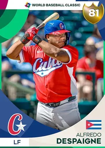 Alfredo Despaigne World Baseball Classic card art