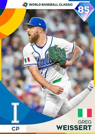 Greg Weissert World Baseball Classic card art