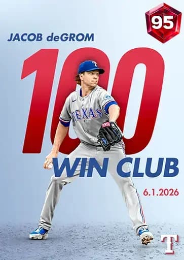 Jacob deGrom Milestone card art
