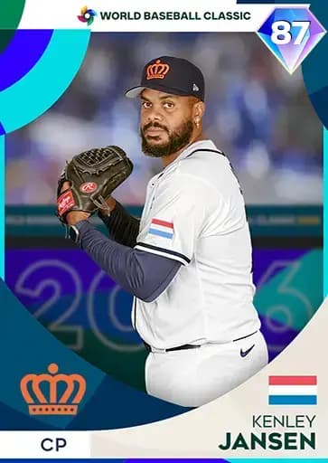 Kenley Jansen World Baseball Classic card art
