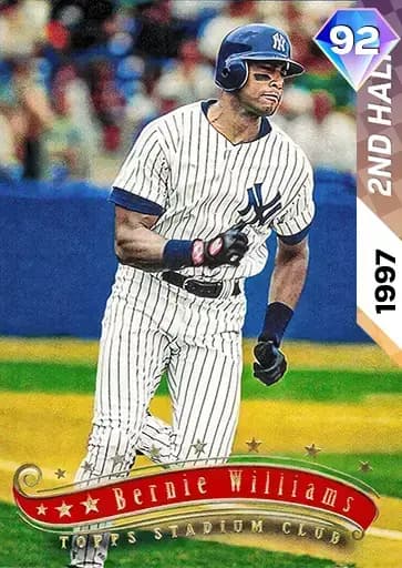 Bernie Williams 2ND Half Heroes card art