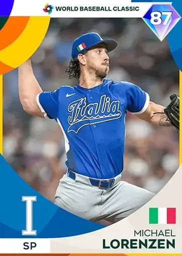 Michael Lorenzen World Baseball Classic card art