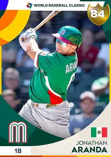 Jonathan Aranda World Baseball Classic card art