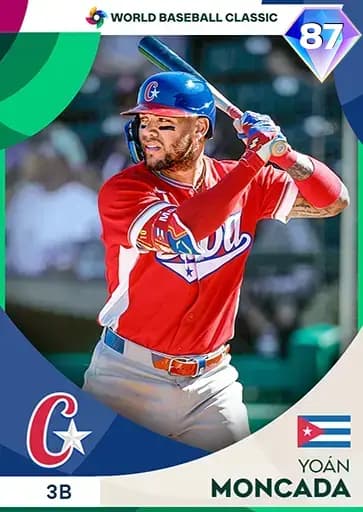 Yoán Moncada World Baseball Classic card art