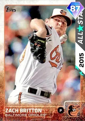 Zack Britton ALL Star card art