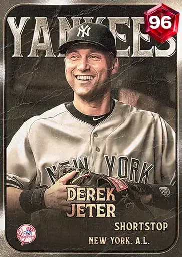 Derek Jeter Vintage card art